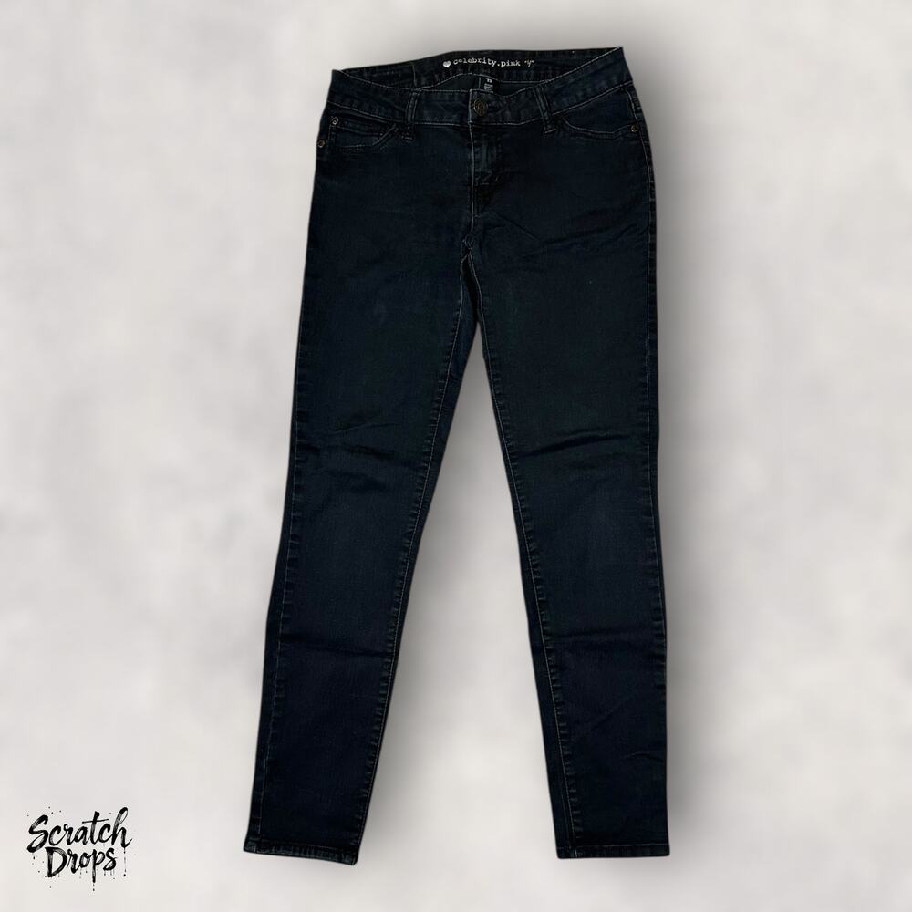Celebrity Jeans Womens Size 7 Slim Fit Dark Wash Denim Fashion Comfortable Pants